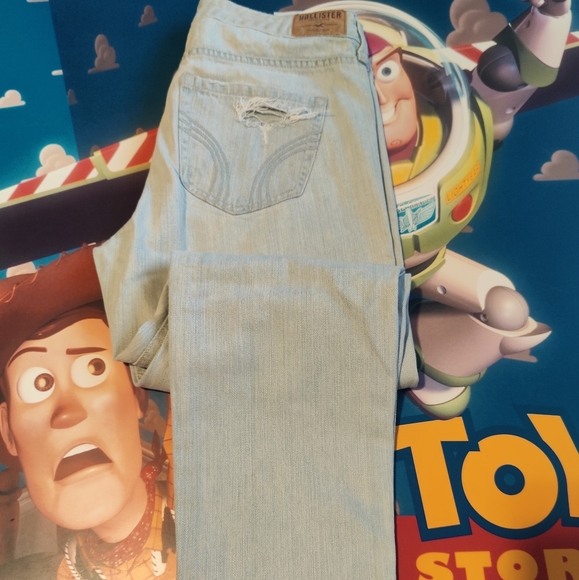 Hollister women's ripped jeans color us size 28 in good condition - Picture 7 of 7